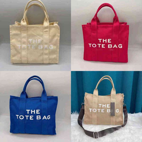 

tote bags beach handbag for women high capacity wide shoulder straps leather luxury designer letter print crossbody female shopping purses