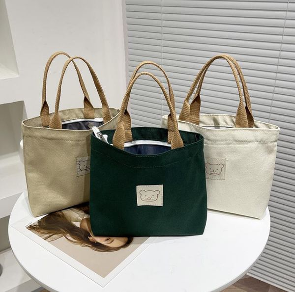 

canvas bag handbag large capacity simple and versatile storage bags