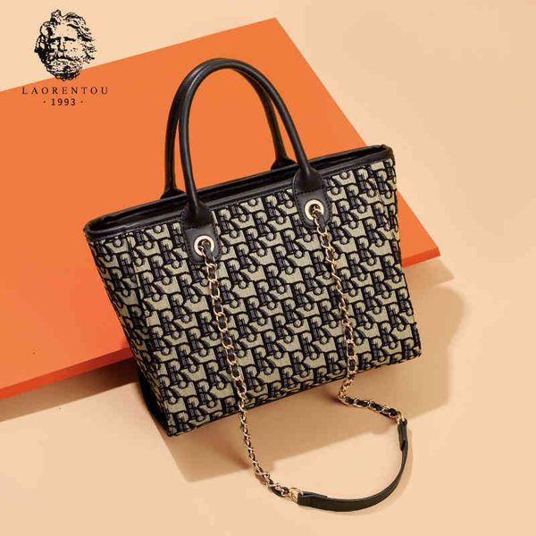 

purse shoulder leather handbags tote fashion purses shopping bag genuine 2022 large capacity chain messenger single shoulder handbag