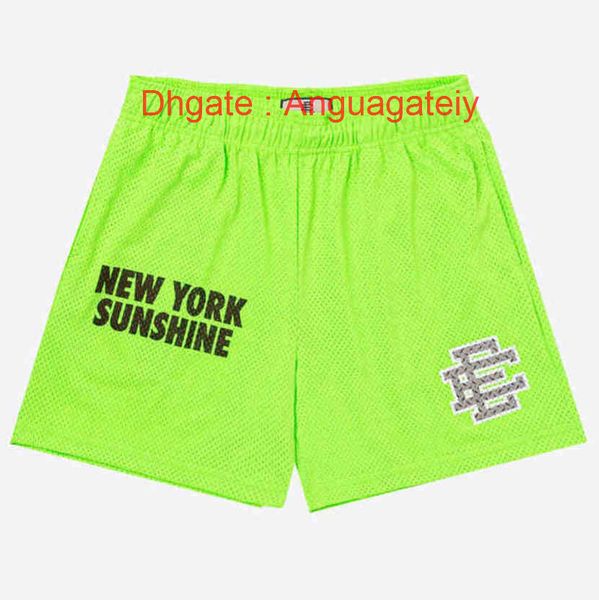 

luxury summer fashion men's shorts eric emanuel short ee basic new york city skyline designers casual fitness gym workout mesh breathab, White;black