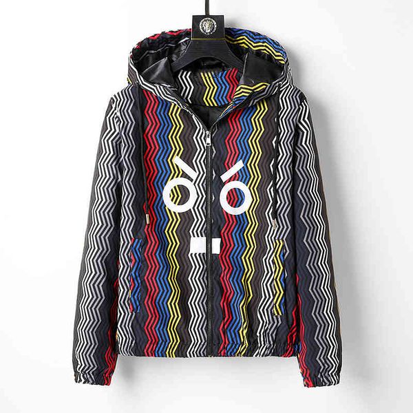 

men's jackets jacket men's spring and autumn hooded jacket fashion casual windproof black outer zipper large wear 98wz, Black;brown