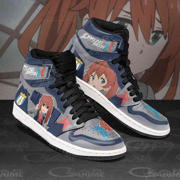

miku darling in the franxx sneakers code 309 custom shoes, Black