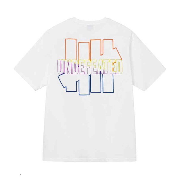 

men's t-shirts short sleeve five bar letter basic men's and women's loose casual t-shirt y9wo, White;black
