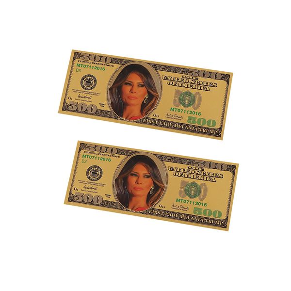 

melania commemorative banknote american gold foil us dollar bill set fake money