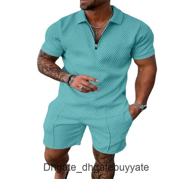 

fashion summer men's tracksuits hawaii sets casual tshirt man print short sleeve shirts loose luxury tracksuit men beach outfits 2 piec, Gray