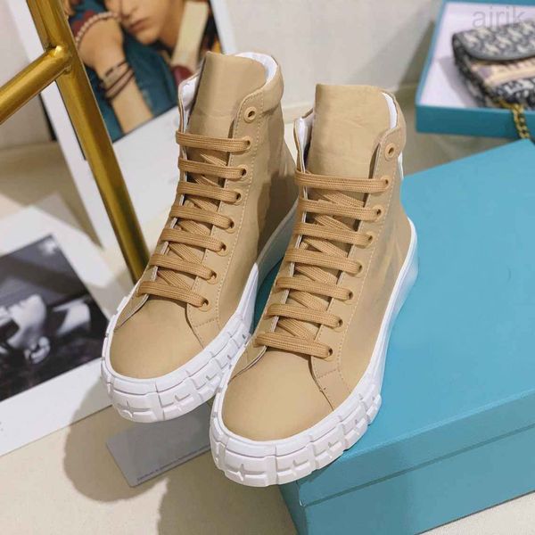 

women sneakers lovers solid color casual canvas shoes high and low sneaker with box, Black