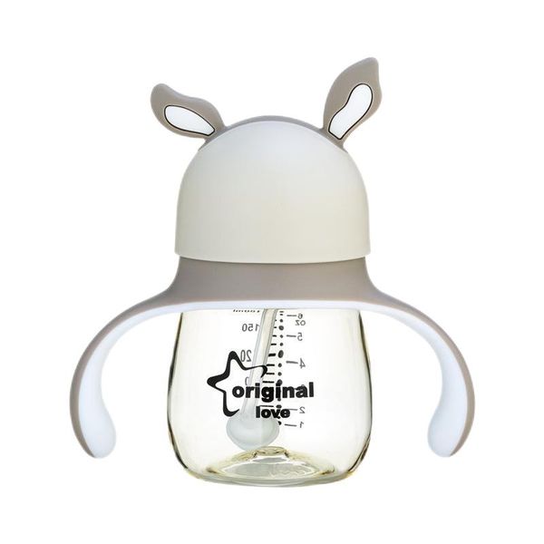 

wide caliber baby bottle one bottle three purpose duck beak straw cup