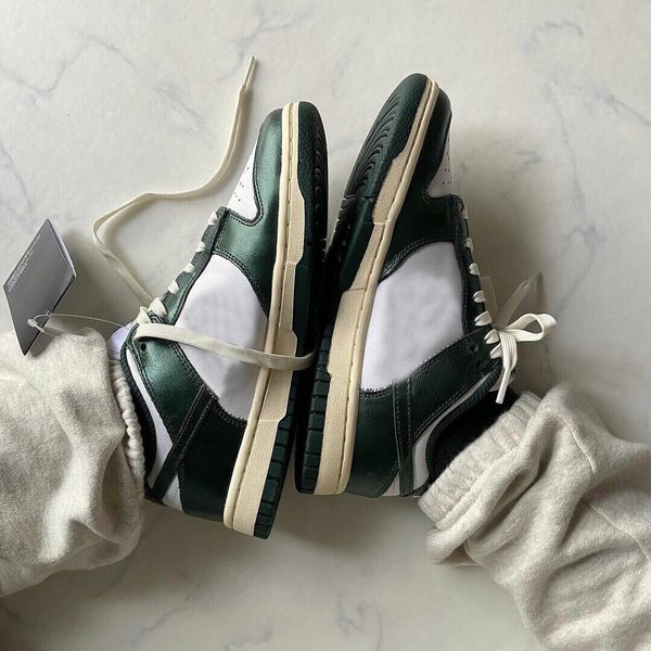 

classic mens 1 low basketball shoes unc 1s black toe pine green trainer sports sneakers men women high quality