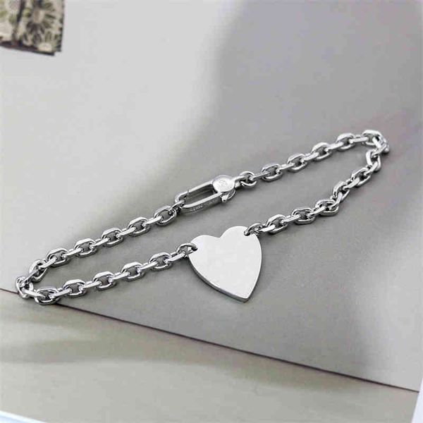 

designer bracelet fashion ins style heart bracelet for women with gifts christmas ornaments clear and simple hand ornaments can be factory d, Black