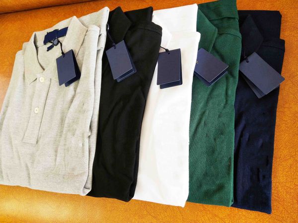 

big pony polo designer mens shir frence horse 22ss brand polos shirts women fashion embroidery horse business short sleeve calssic tshirt, White;black