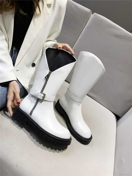 

luxury designer eden combat lock boots high black leather bootie with original box