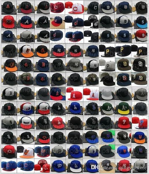

2022-23 myvipshop all team baseball fitted letter d a b sf sd caps fan's fashion nesports flat full closed hat size 7- size 8 for base, Blue;gray