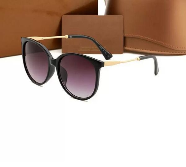 

mens womens designer sunglasses sun glasses round fashion gold frame glass lens eyewear for man woman with original cases boxs mixed color, White;black