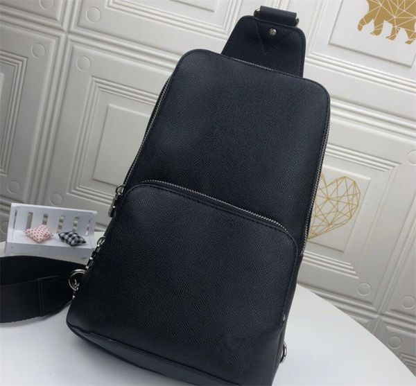 

designer avenue bags sling chest bag men casual sporty crossbody fanny pack male classic monograms genuine leather shoulder cycling wallet l