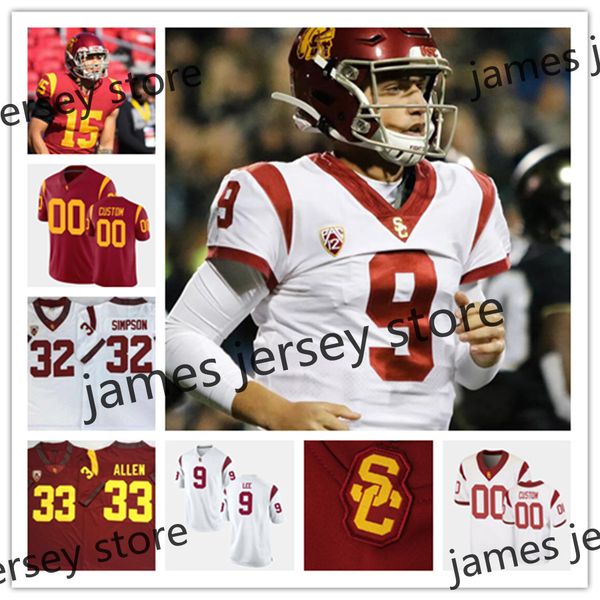 

ncaa custom usc trojans football jersey 26 kana'i mauga 99 drake jackson 24 ben griffiths 6 isaac taylor-stuart 8 chris steele 30 marke, Black