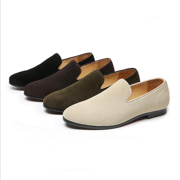 

vintage velvet men casual shoe summer loafers breathable flats slippers mocassins men zapatos hombr size: 37~47 da051, Black