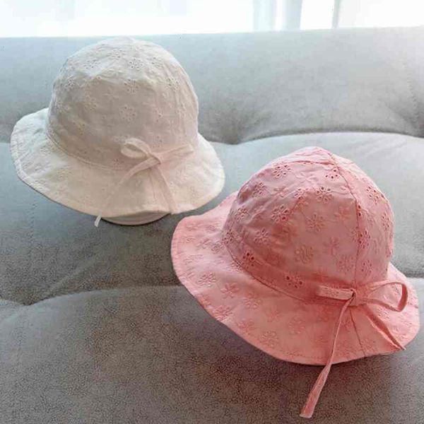 

flower baby hat summer bow girls toddler beach sun hats outdoor big brim kids bucket, Yellow