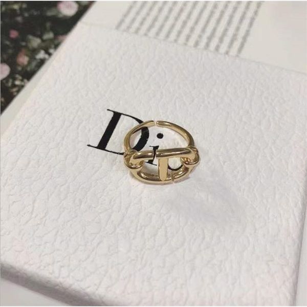 

75% off clearance jewelrys high version letter opening female light luxury fashion ring, Silver