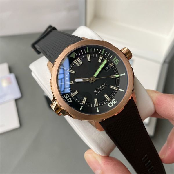 

iw376805 super montre de luxe mens watches 44mm x12mm 4813 automatic machine movement steel case luxury watch wristwatches, Slivery;brown