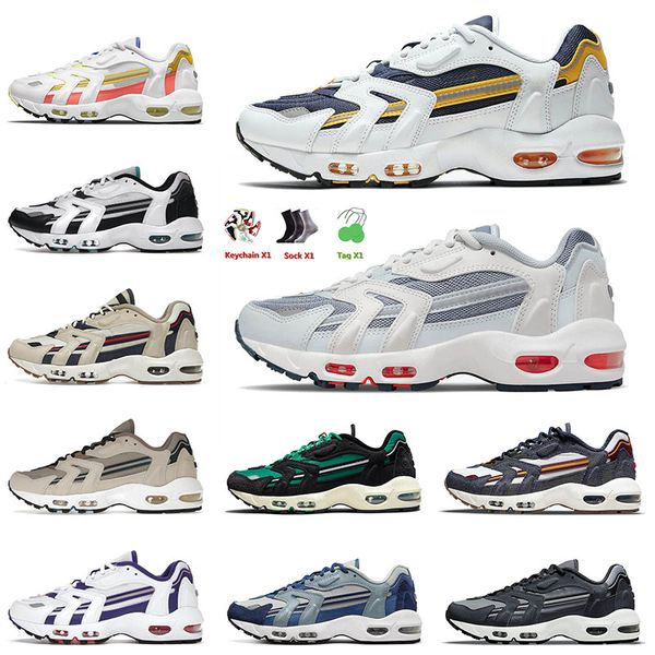 

new quality 2022 mens women 96 ii running shoes beach pure platinum triple black midnight navy blackened blue mystic teal 96s 2.0 sneakers