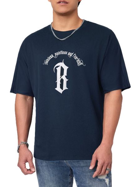 

men letter graphic tee a0ew#, White;black