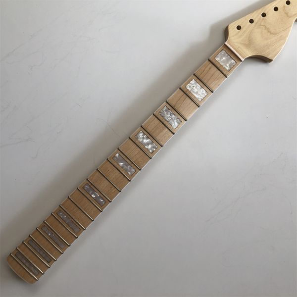 

vintage maple guitar neck 21fret 25.5"length fingerboard block inlay gloss