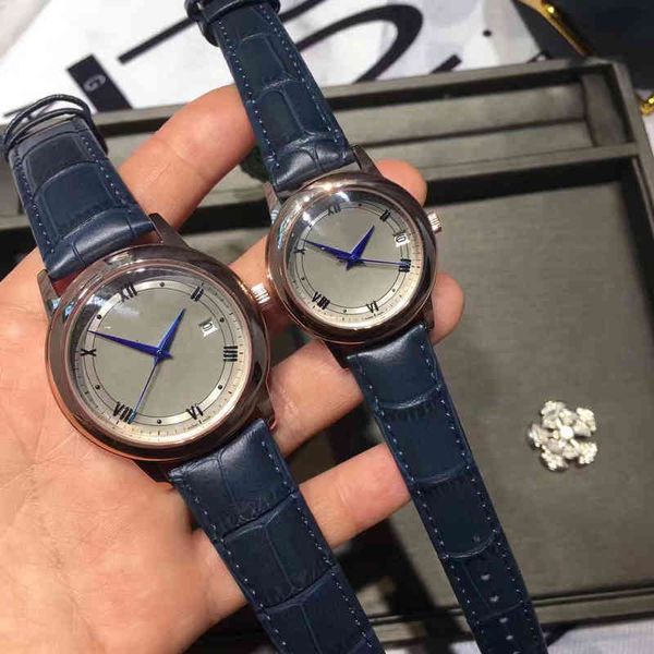 

onega dsinr fashion luxury coupl awatchs wristwatch lisur blt watch, Slivery;brown