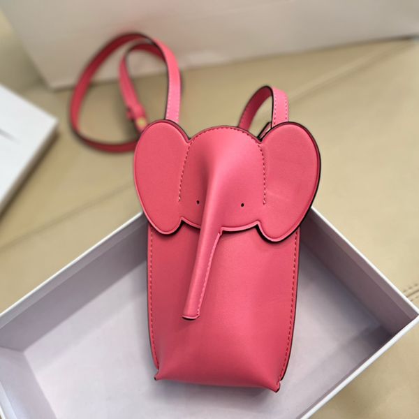 

classic women elephant cellphone shoulder bags spain brand ioewe vintage mini handbags genuine leather adjustable shoulder straps crossbody