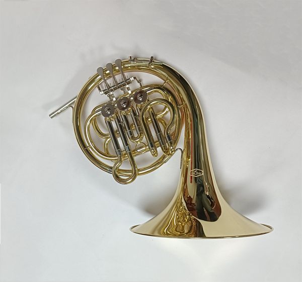 

popular grade gold lacquer 3-key small french horn
