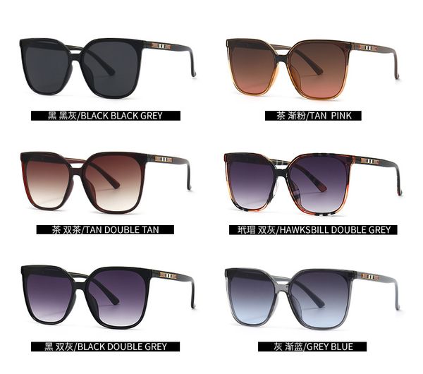 

sunglasses for women designer driving prevent scratch uv400 oversized square glasses 2813 scotch pattern sunglasses, White;black