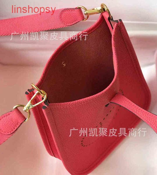 

designer herme bags 2022 summer new evelyn color shoulder strap togo calf one
