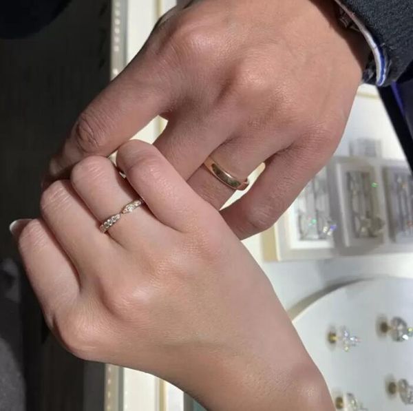 

2022 designers ring pave setting diamond rings jewerly fashion ring, Silver