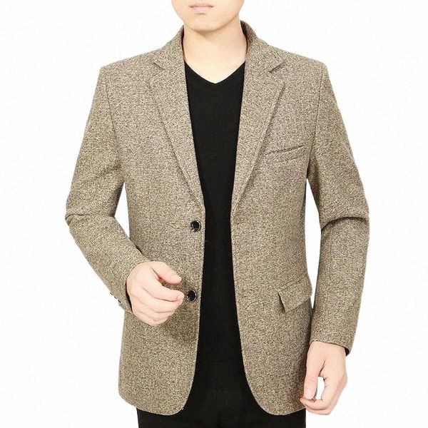 

spring and autumn casual middle-aged men's suit jacket slim small father's will be west suits & blazers e6uj#, White;black