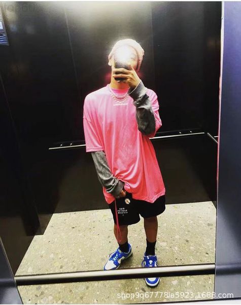 

men's t-shirts designer 2021 new peeceminusone gd quan zhilong same pmo short sleeve tee t-shirt for men and women qqo6, White;black