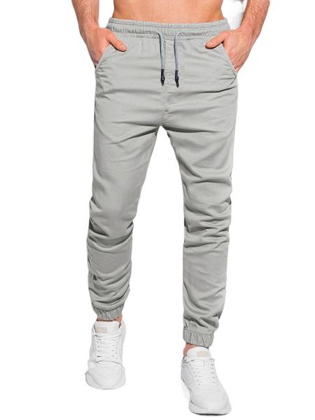 

men drawstring waist slant pocket pants f5po#, Black