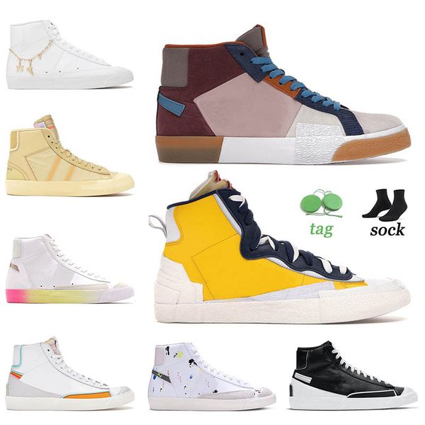 

wholesale mens blazer mid 77 running shoes womens fashion beach pomegranate white bright crimson white pendants mosaic brown sneakers traine