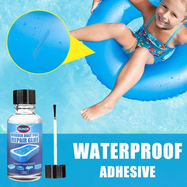 Andere Baumaterialien Pool-Reparaturkleber Spezieller aufblasbarer PVC-Schwimmring Wasserdicht für Matratzen-Luftbettboote