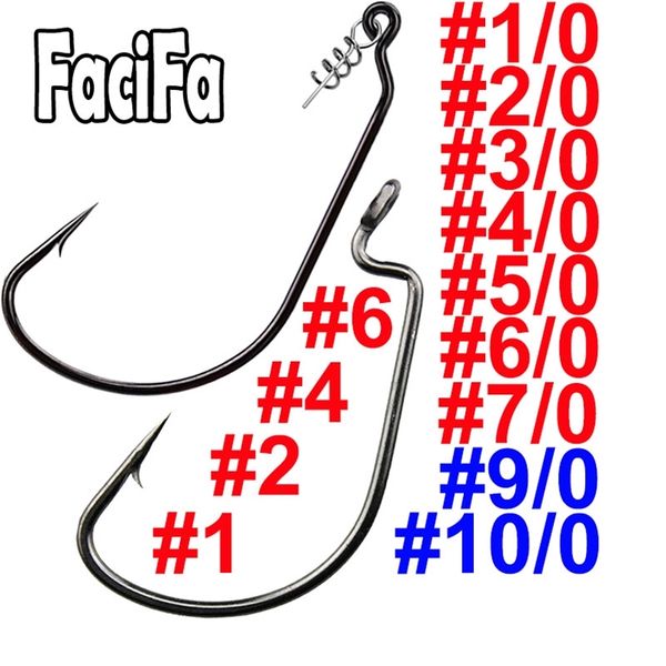 

20pcs wide gap worm fishing hooks jig crank big bass hook black high carbon steel crank barbed hook for soft fishing lure 220623