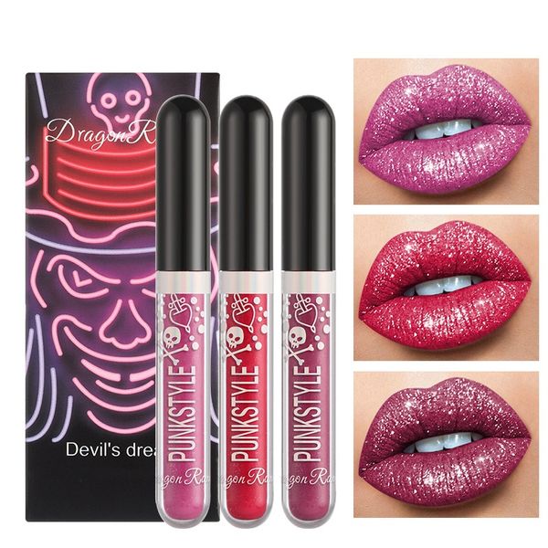 Lip Gloss Shiny Nourish Lipgloss Batom brilhante de longa duração à prova d'água copo antiaderente hidratante labial cosméticos feriados atacado