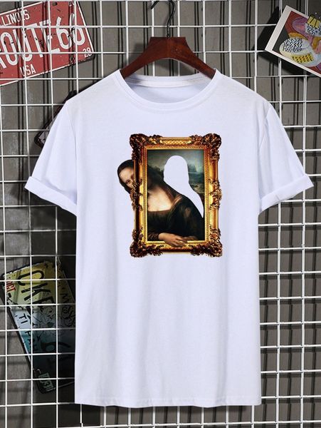 

men figure graphic tee f36w#, White;black