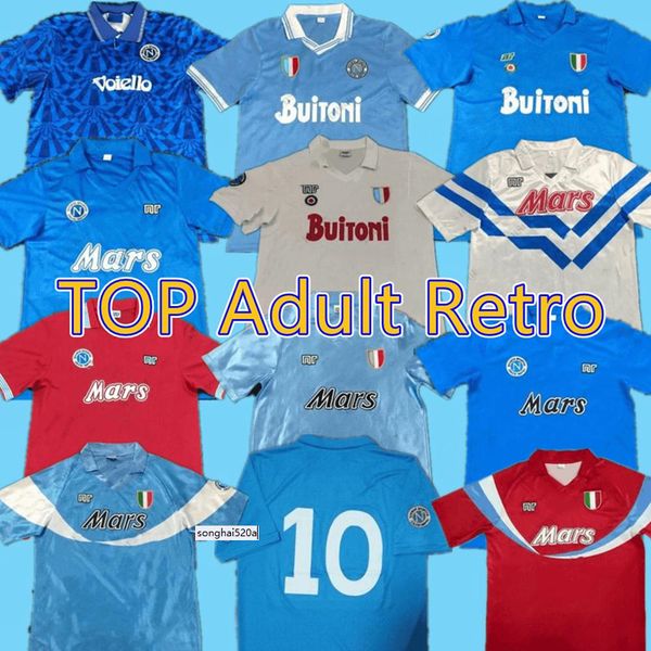 

96 87 88 89 90 91 92 93 napoli retro soccer jerseys coppa italia napoli maradona vintage calcio classic vintage football shirts 1986 1987, Black;yellow