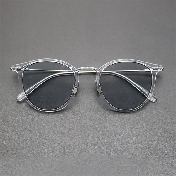 

50% off factory outlet sale new wenle new transparent burton same manual medium gold ultra light titanium myopia glasses, White;black