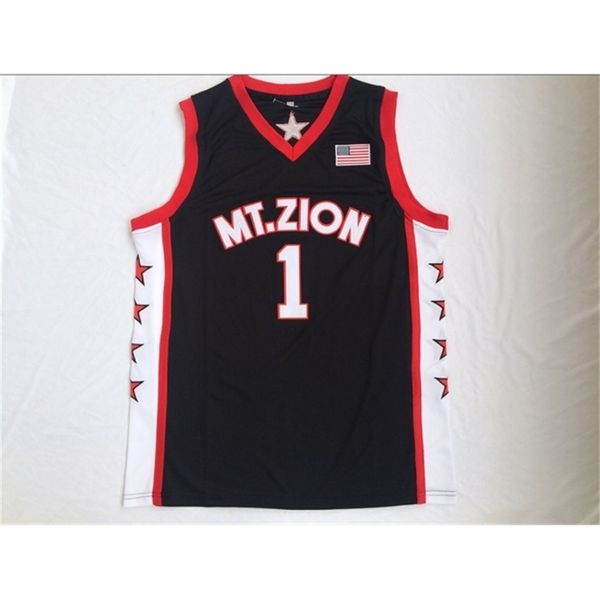 Nikivip personalizzato XXS-6XL A buon mercato all'ingrosso Tracy McGrady # 1 High School Legends Mt. Zion Maglia da basket da uomo S-2XL di alta qualità