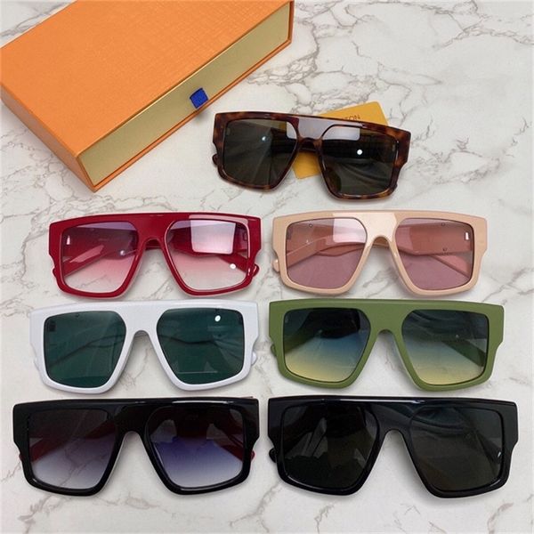 

22% off 2022 luxury fashion design high version sunglasses plate trendy women's net red same street spersonalized large frame, White;black