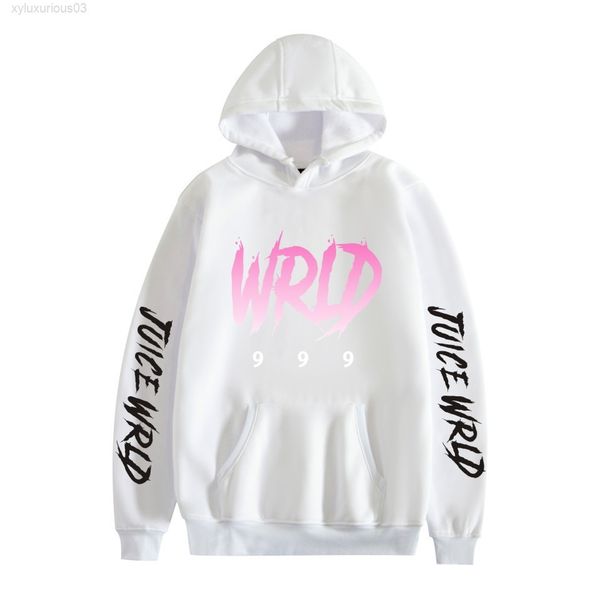 

rapper juice wrld hoodies men/women 2021 arrivals fashion print pop hip hop style cool sweatshirt hoody coats y0319, Black