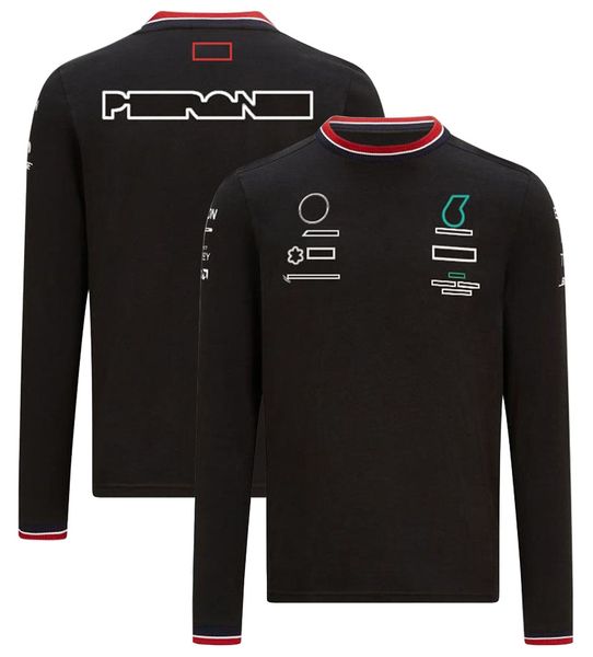 

f1 racing suit long-sleeved t-shirt team clothes men and women summer loose casual events can be customized t-shirt short-sleeved