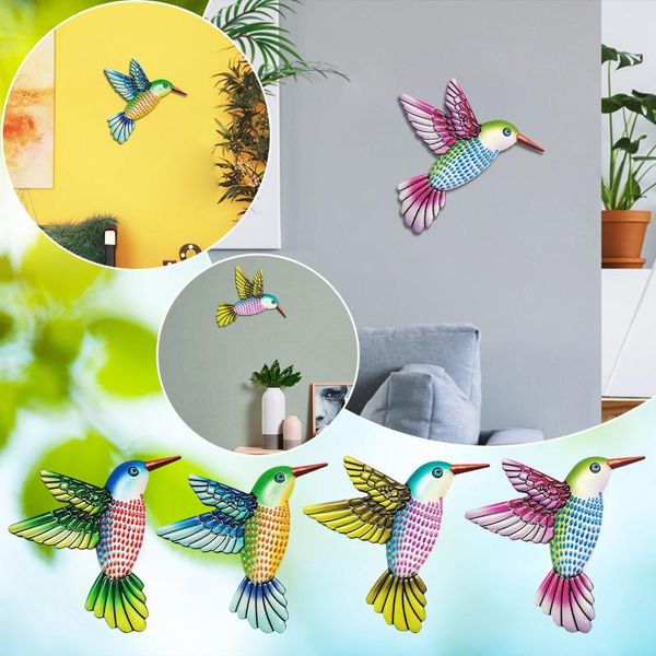 Oggetti decorativi Figurine Colibrì Giardino Camera da letto Ufficio Appeso a parete Decorazioni per la casa universali Soggiorno Arte Artigianato Ornamento Interno Ou