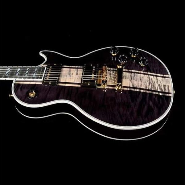 

2022 electric guitar 6strings g custom gold/silver hardware support customization hipping