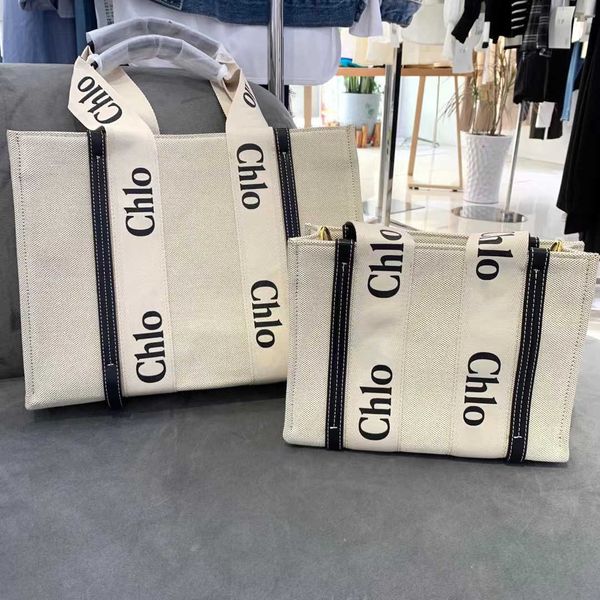 

5a quality women handbags woody tote shopping bag handbag high nylon hobo fashion linen large beach bags luxury designer travel crossbody sj