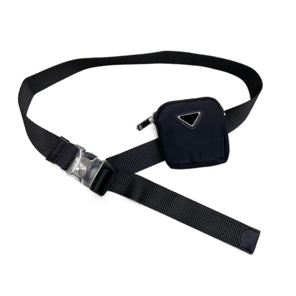 

womens luxury designer belt with purse bag fashion designers belts men waistband nylon lady girdle mini waist bag ceinture303z, Black;brown